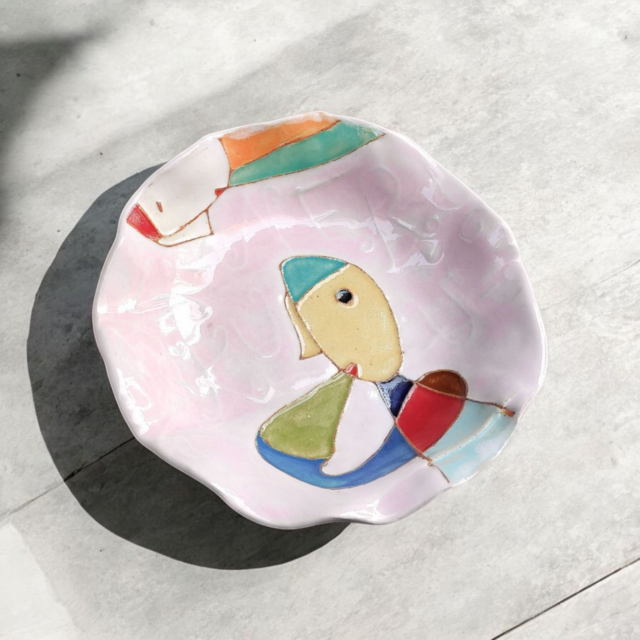 『ミルキーピンク』明るく、楽しく、美味しく！取り皿１ 2025