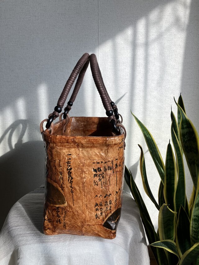 一貫張りバッグ | iichi 日々の暮らしを心地よくするハンドメイドや