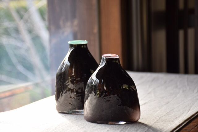 konoha花瓶すぼみくち～黒×ミント～ | iichi 日々の暮らしを心地よく