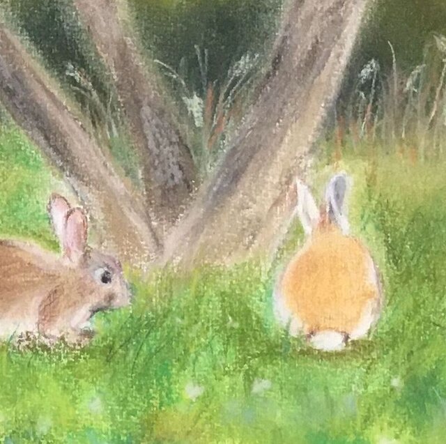 パステル画 あけぼの パステル画 あけぼの