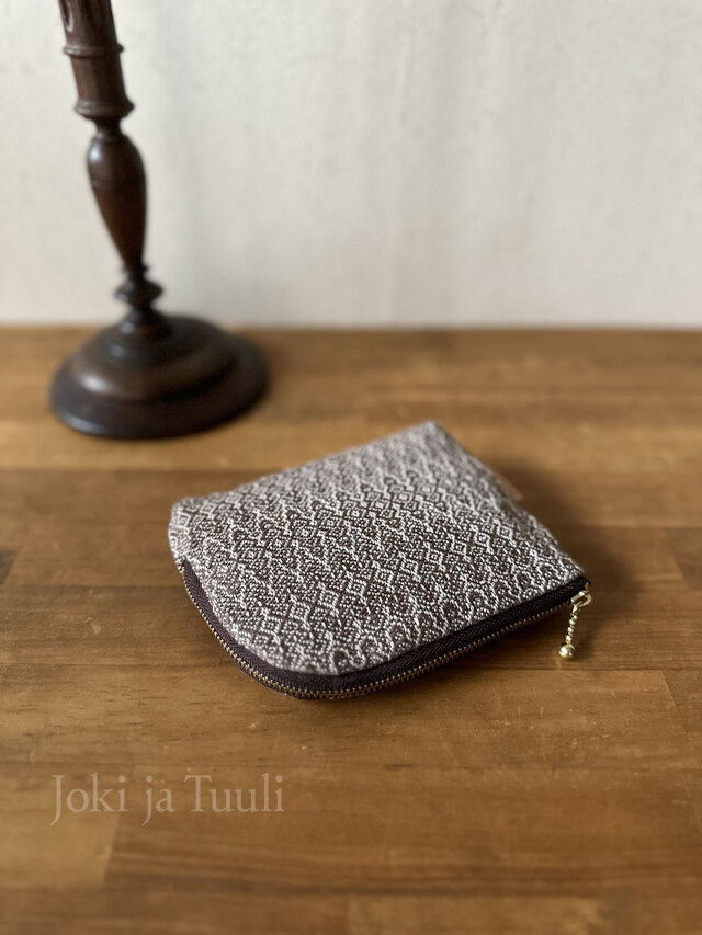 【 S様ご注文品 】手織りpouchブラウン＊他の方はご購入できません