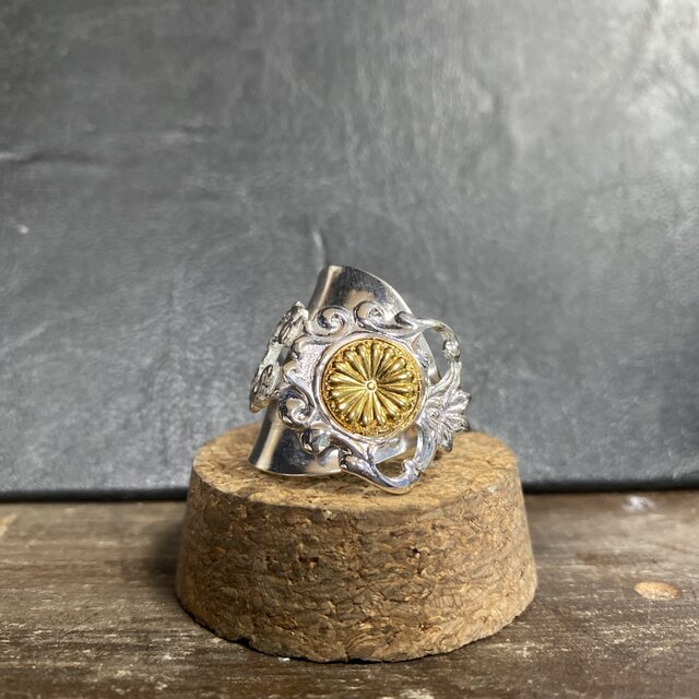 まとめ売り ハンドメイド スプーンリング 6個セット ハンドメイドリングno.25 シルバーアクセサリー スプーンリング