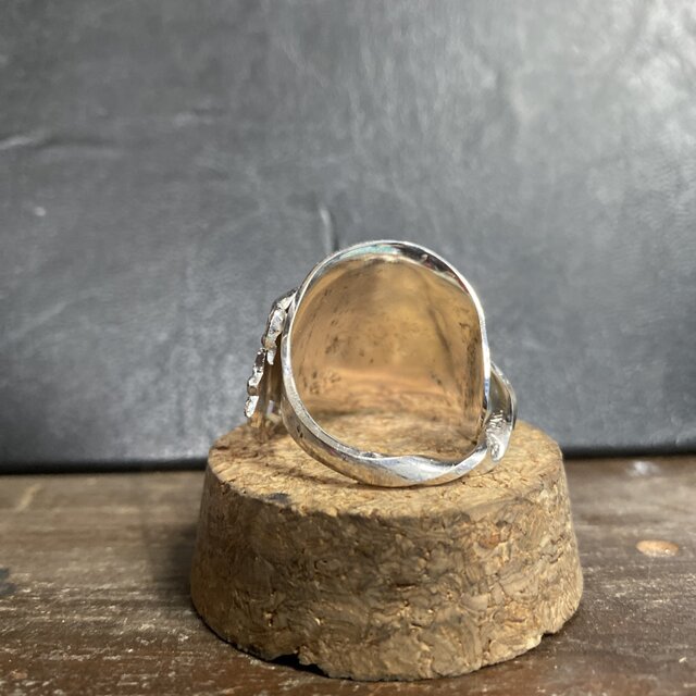 ハンドメイドリングno.133 シルバーアクセサリー スプーンリング