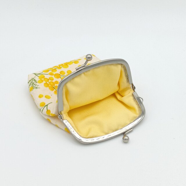 がま口カードケース アクセサリーケース コインケース 8cm口金 花柄
