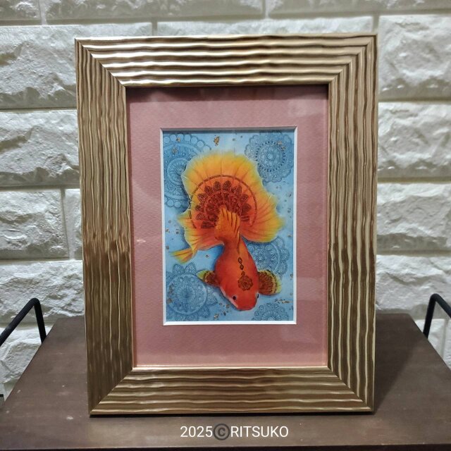 原画 1点もの ボールペン画 日本人作家 色鉛筆画 マンハッタン