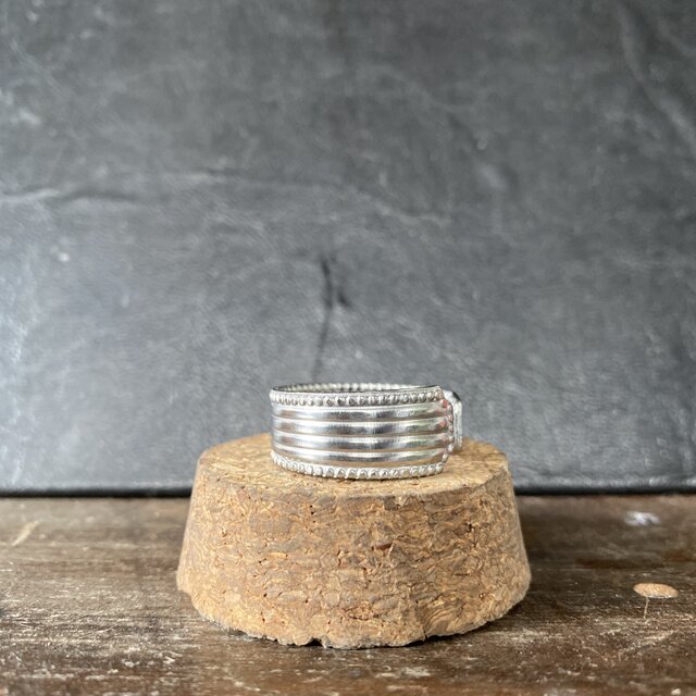 ハンドメイドリングno.134 シルバーアクセサリー　スプーンリング　手作り指輪