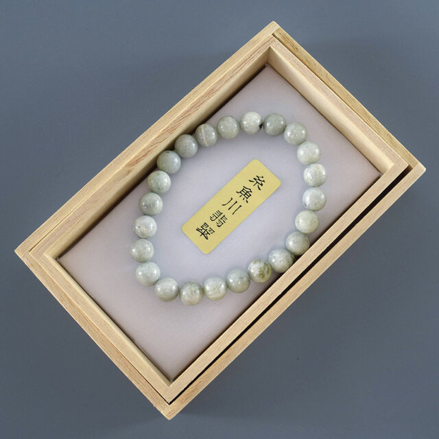 【１点もの 】8mm 糸魚川 翡翠 ブレスレット UDA205-3