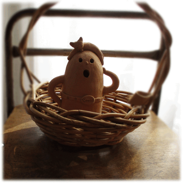 【ハニワちゃん】ネコとおさかな