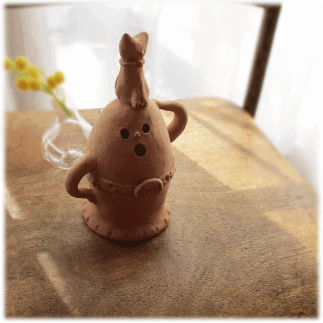 【ハニワちゃん】with　ネコ