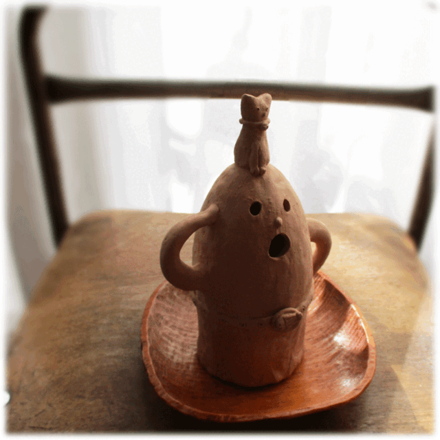 【ハニワちゃん】with ネコさん