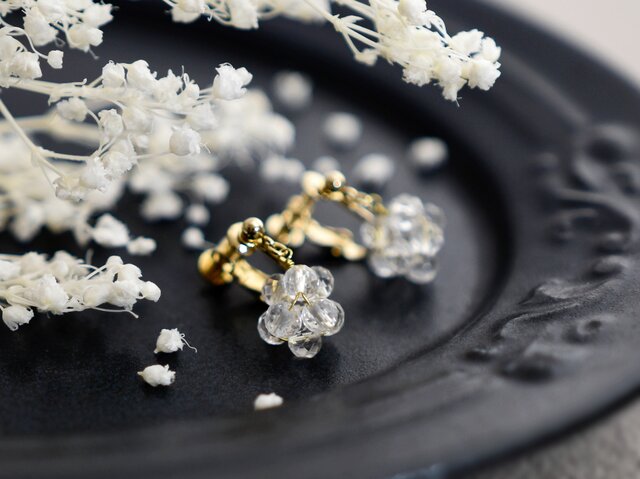 【本物のクリスタル】アクセサリー4点まとめ売りブレスレットイヤリングハンドメイド 本物のクリスタル】アクセサリー4点まとめ売りブレスレットイヤリング