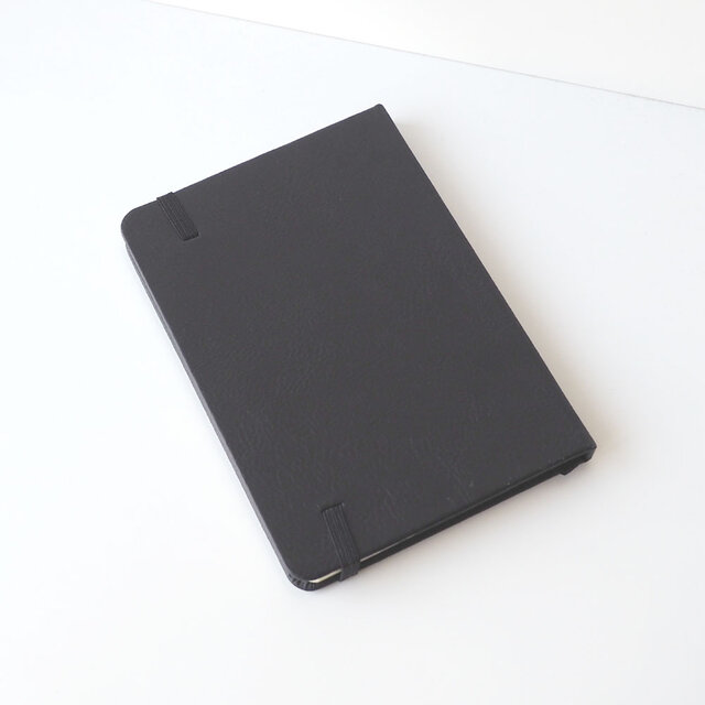 名入れ可能！合皮ハードカバーノート【黒猫フェイス】 | iichi