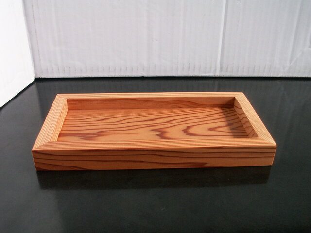 ○New屋久杉 無垢 木製 メガネ置きトレイ ペントレイ 小物置き