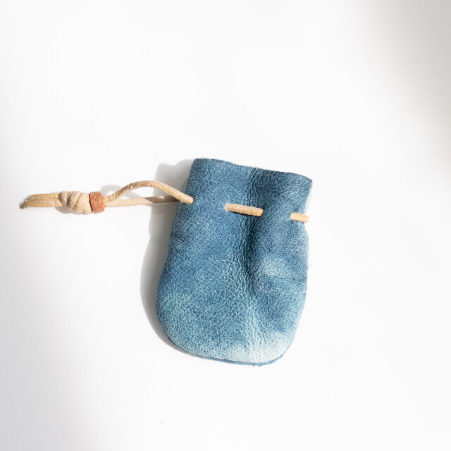 鹿革巾着ポーチ 鹿革巾着 キーポーチ | iichi 日々の暮らしを心地よくする