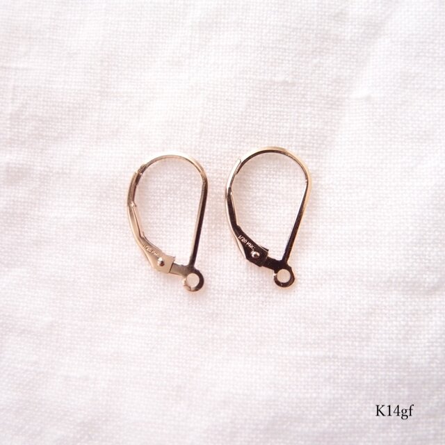 K14gf】Dark Ruby Drop Earrings／ダークルビー 雫ピアス（S） | iichi