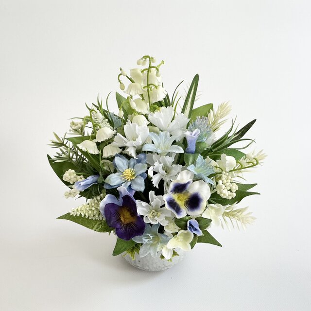 小さな真珠の涙　（仏花、造花、ミニサイズ、お盆、お彼岸、納骨堂、ペット）