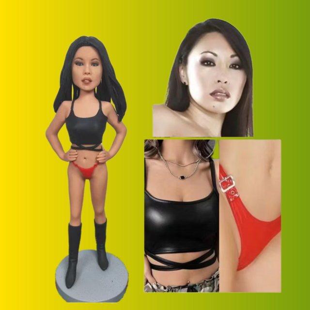 オーダーメイド 似顔絵 フィギュア 女性|写真 から フィギュア|自分の人形を作る|名入れギフト 友達 誕生日 昇進