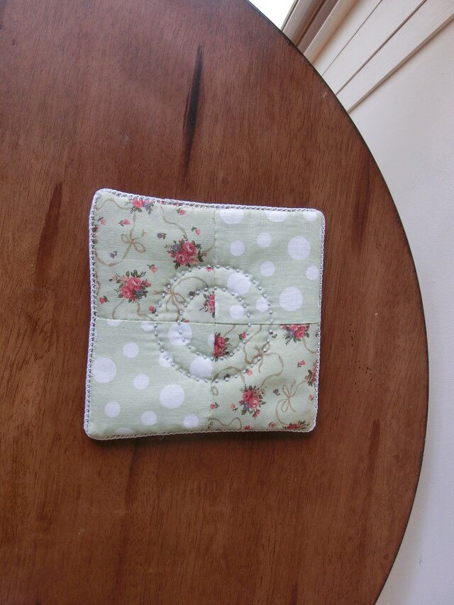 パッチワークのミニマット　⑧