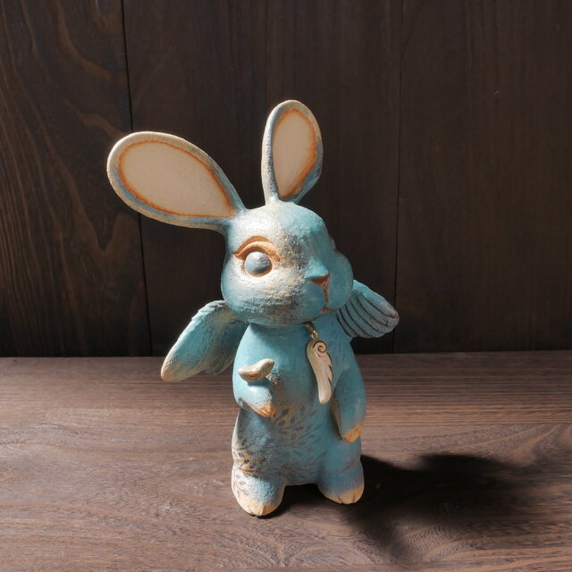 翼の空色葉影うさぎと小鳥 no.40