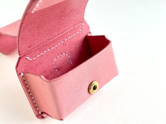 AirPods Pro ケース ( 限定色 ) ｜ イタリア産/革小物/桜カラー