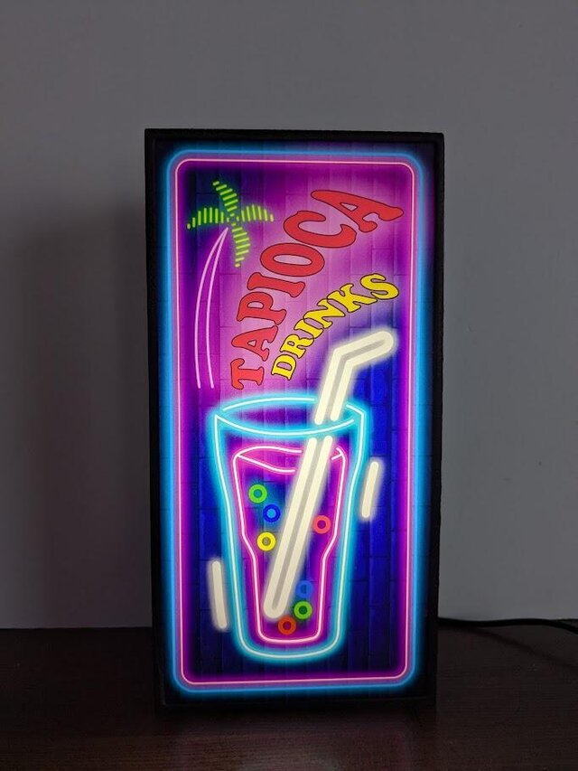 Sサイズ オーダー無料】タピオカ ミルクティー ジュース ミニチュア