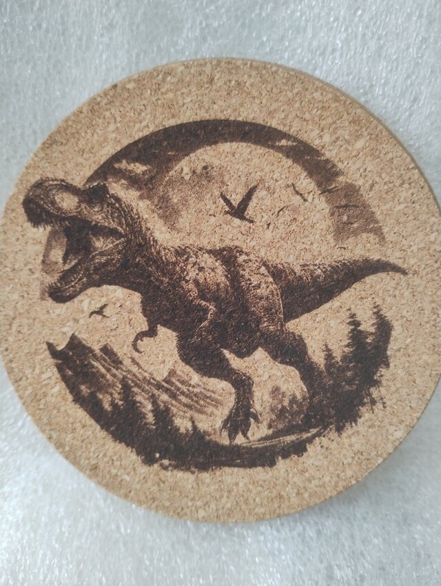 コースター　ティラノサウルス