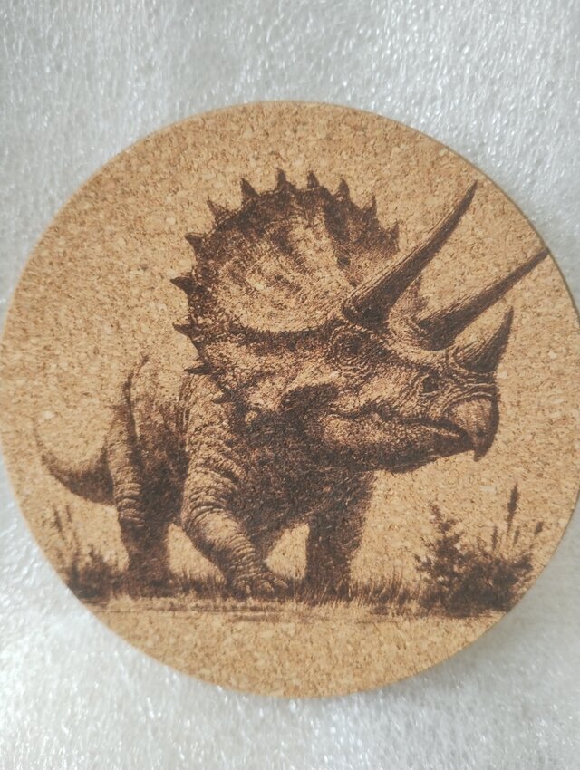 コースター　トリケラトプス