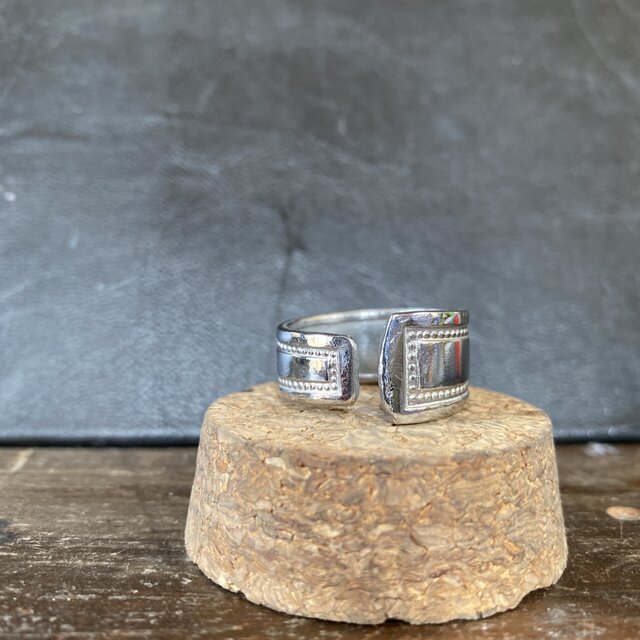 ハンドメイドリング ハンドメイドリングno.145 シルバーアクセサリー スプーンリング