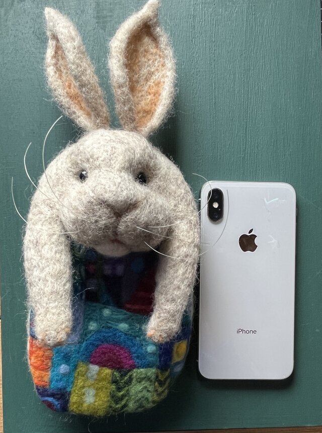 フェルトアニマルポーチ〜ウサギ〜 | iichi 日々の暮らしを心地よく