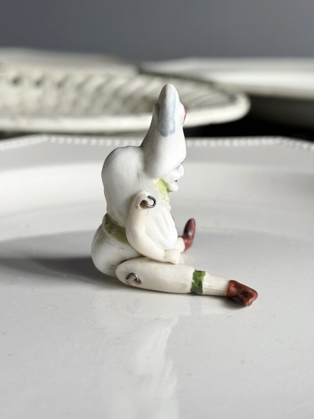 Hertwig&co 道化師プルチネッラ オール ビスクドール h7cm 0502030