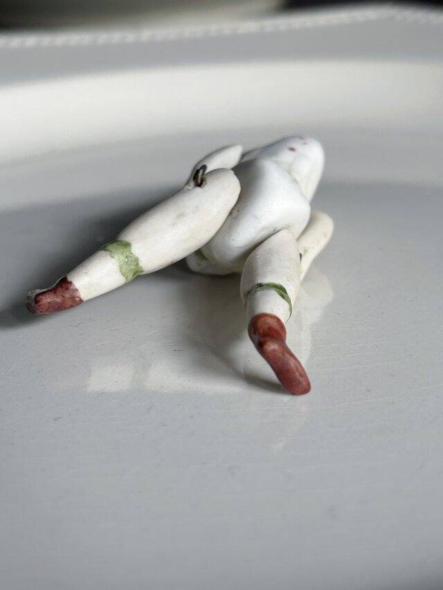 Hertwig&co 道化師プルチネッラ オール ビスクドール h7cm