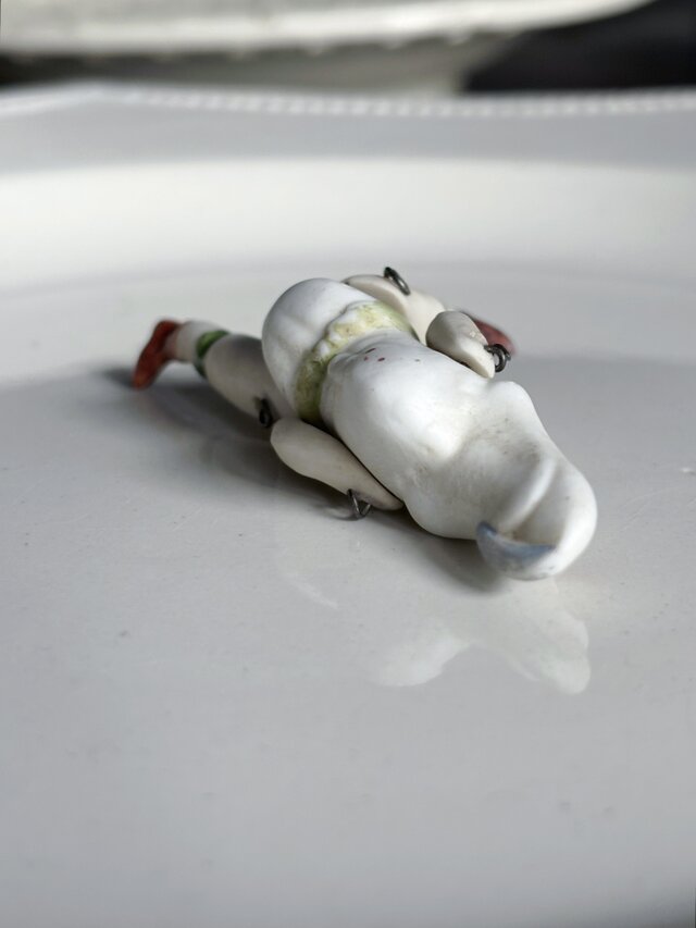 Hertwig&co 道化師プルチネッラ オール ビスクドール h7cm 0502030