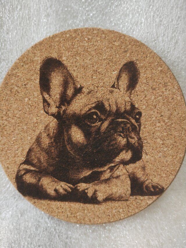 コースター　フレンチブルドッグ
