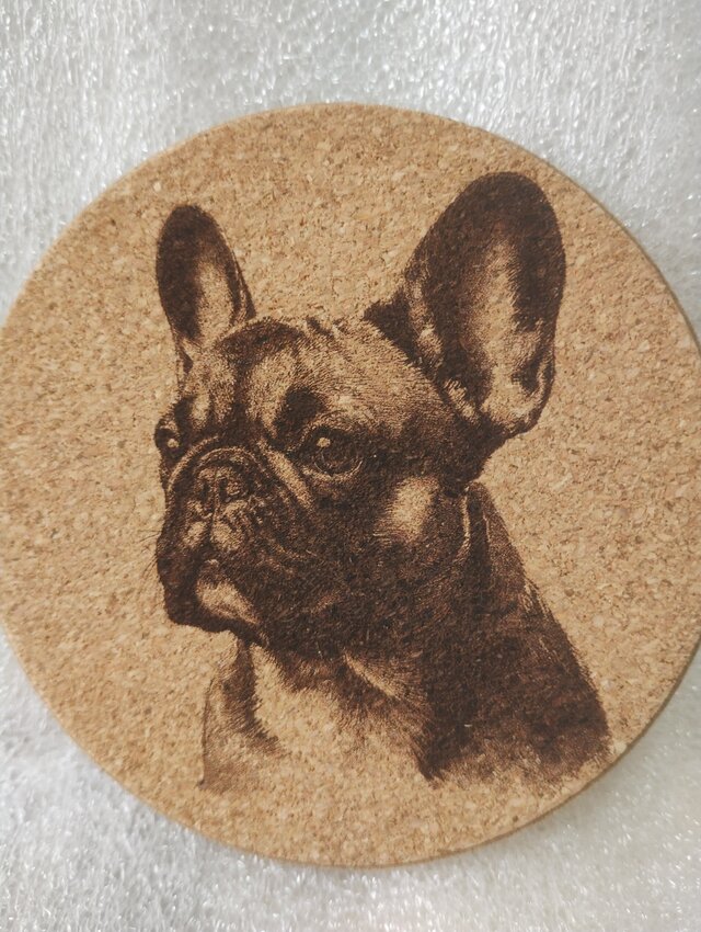 コースター　フレンチブルドッグ