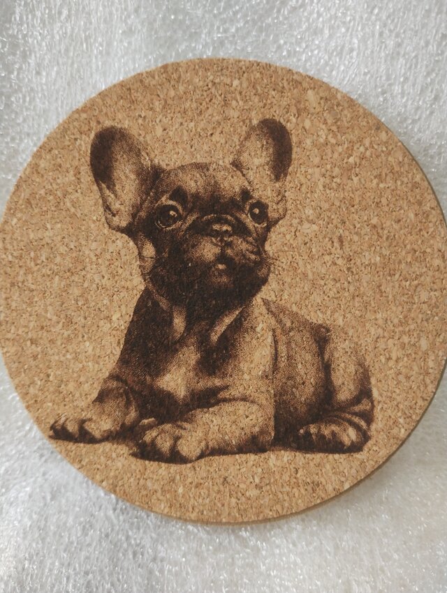 コースター　フレンチブルドッグ