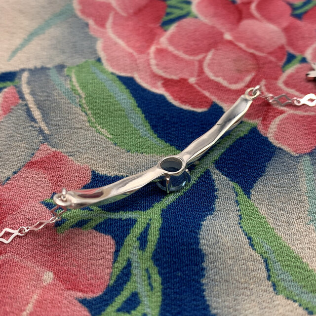 ブルートパーズ・ブレスレット・シルバー925 煌めくブルートパーズ シルバーブレスレット | Le Papillon Jewelry