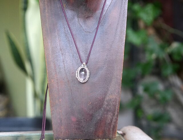 宝石スーパーセブン☆マクラメネックレス 1803 | iichi 日々の暮らしを