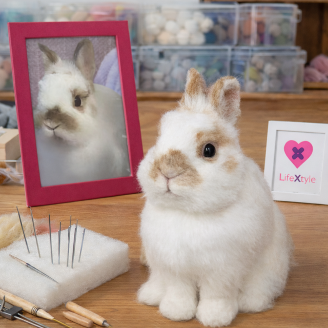 うさぎ メモリアルギフト｜写真から作る 羊毛フェルト うちの子