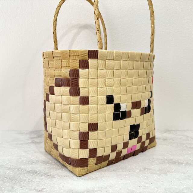 トイプードル チワプー プードル☆プラカゴ☆お散歩バッグ 温泉バッグ