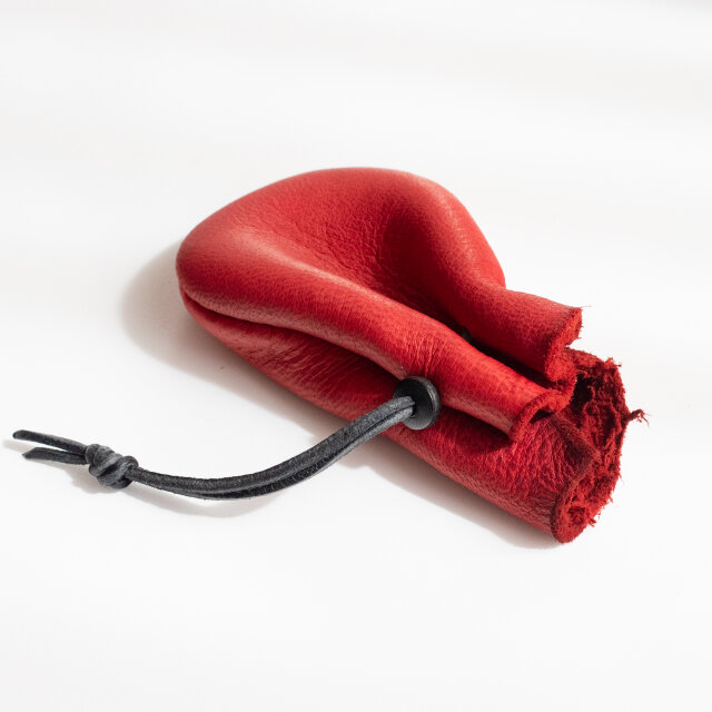 鹿革巾着　221149