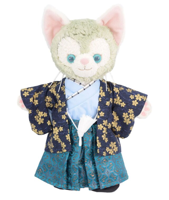 ジェラトーニ 着物 着せ替え コスチューム 草履付 金彩桜 羽織袴セット No.62 本体無 Sサイズ用 送料無料