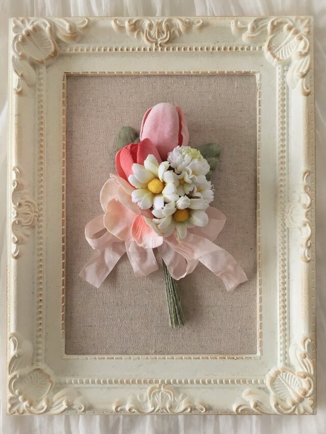 染め花の花束コサージュ　002