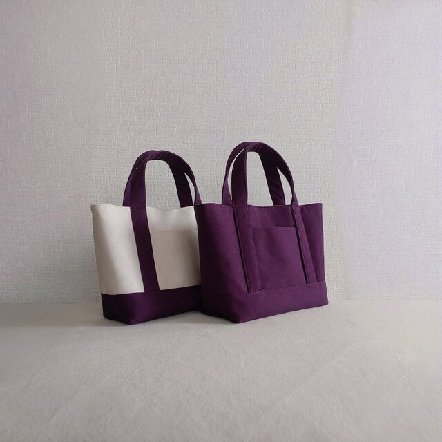 グレープ帆布のトートバッグs