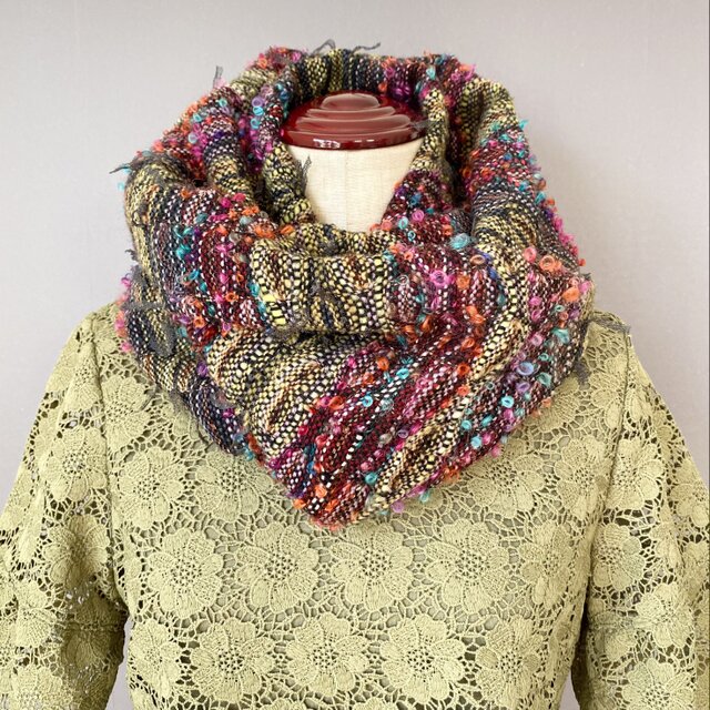 〈Kusamomiji〉手織りスヌード