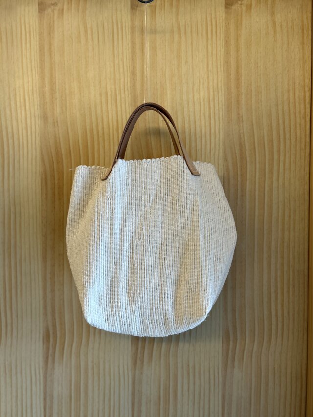裂き織りバッグ