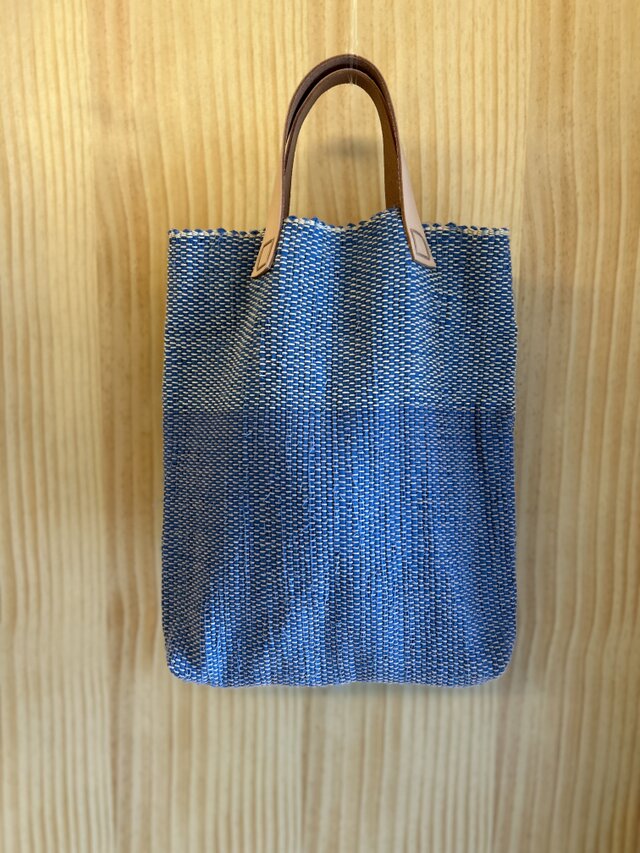 裂き織りバッグ