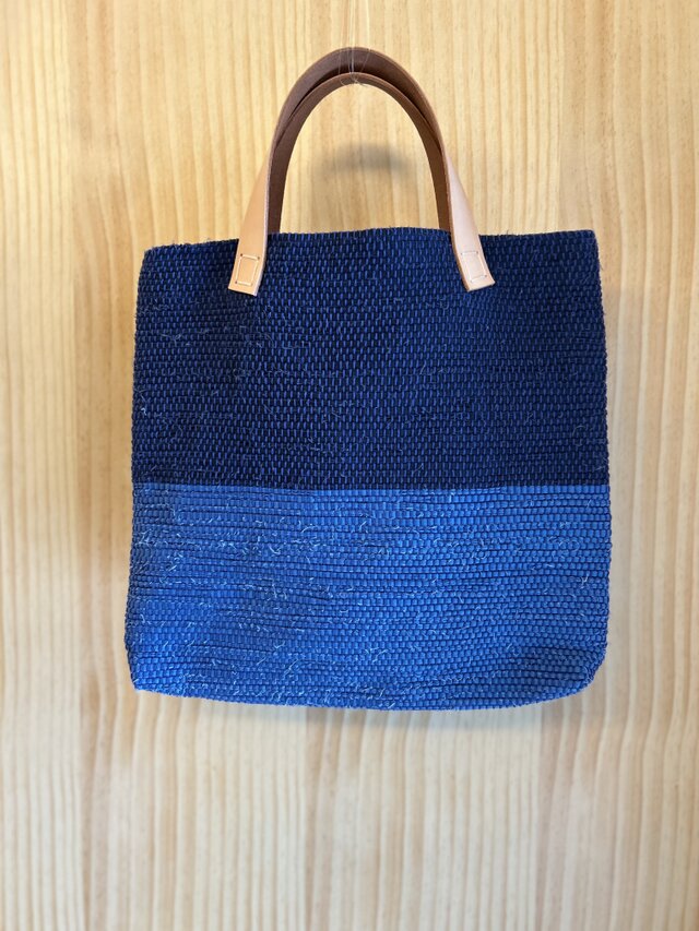 裂き織りバッグ