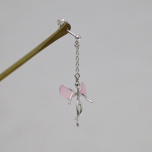 fairyピアス/イヤリング(ピンク)