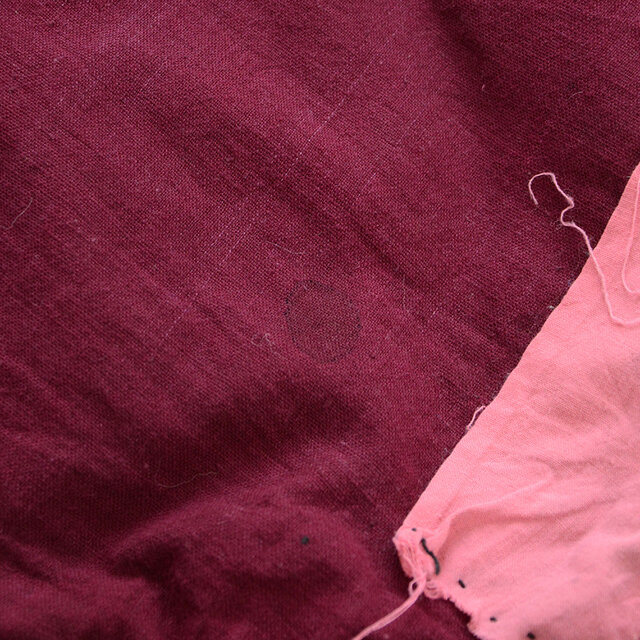 擦れ擦れ縞木綿の襤褸ジャケット　ハンドメイド　古布リメイク41　野良着 擦れ擦れ縞木綿の襤褸ジャケット ハンドメイド 古布リメイク41