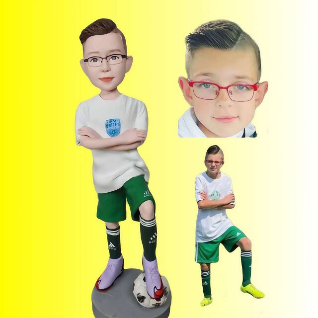 オーダーメイド 似顔絵 フィギュア 子供|写真 から フィギュア|自分の人形を作る|名入れギフト 誕生日 出産祝い